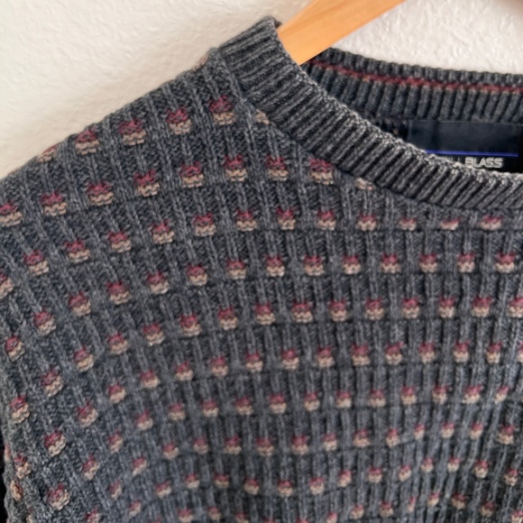 VINTAGE bill blass cropped sweater / size M - Picture 4 of 6